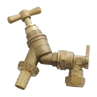 Product Κάνουλα Ορειχάλκινη 1/2" x 3/4" Με Αντάπτορα Benson 011184 base image