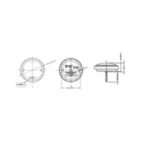 Product Φανάρι Τρέιλερ Πίσω 17 LED 12V 95x40mm ProPlus 343924S base image