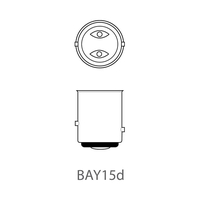 Product Λάμπες 12V 21/5W Διπολικές BAY15D Σετ 2 τεμ. 9705584 base image