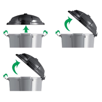 Product Κάδος 60Lt Γκρι Bama Dado Eco 40060 base image