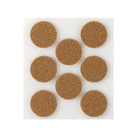 Product Τσοχάκια Επίπλων Αυτοκόλλητα Στρόγγυλα 27mm Καφέ Σετ 8 τεμ. Inofix 4073-4 base image