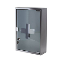 Product Φαρμακείο Με Ράφι Inox 30x40x12cm Sidirela base image