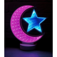 Product Καθρέπτης Infinity Με Φωτισμό Φεγγάρι - Αστέρι Global Gizmos 54420 base image
