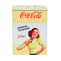 Product Δοχείο Τροφίμων Μεταλλικό Ψηλό Vintage Coca Cola Σε 3 Σχέδια ΟΕΜ base image