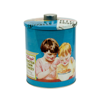 Product Δοχείο Τροφίμων Μεταλλικό Στρόγγυλο Vintage Kellogg's ΟΕΜ base image