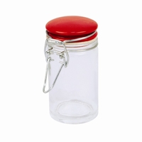 Product Βαζάκι Γυάλινο Με Αεροστεγές Κλείσιμο Σε 3 Χρώμ. OEM base image