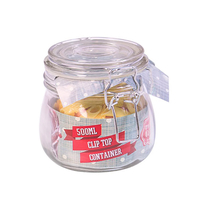 Product Δοχείο Τροφίμων Γυάλινο Αεροστεγές 500ml Vintage Kitchen 61160 base image