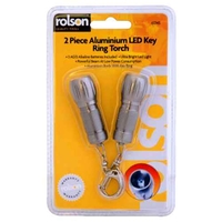 Product Φακοί - Μπρελόκ Αλουμινίου LED Σετ 2 τεμ. Rolson 61745 base image