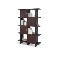 Product Βιβλιοθήκη "CORLEONE" Wenge Με 4 Ράφια Και Με 4 Ντουλάπια base image