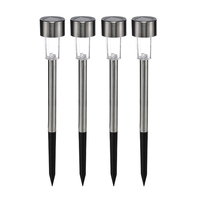 Product Ηλιακά Φωτιστικά 1 LED Μεταλλικά Σετ 4 τεμ. Hi 70162 base image