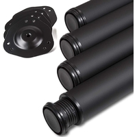 Product Πόδια Τραπεζιού Μεταλλικά Μαύρα 6x71cm Σετ 4 τεμ. base image