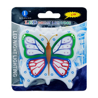 Product Night Lamp LED Butterly In 2 Colours QL-504 base image