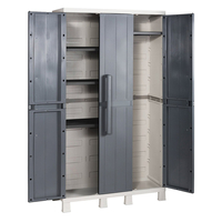 Product Ντουλάπα Πλαστική Τρίφυλλη 97x37x173cm Toomax Midi base image