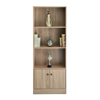 Product Βιβλιοθήκη Σημύδα Με 2 Ράφια & Ντουλάπι "Ankor" 741953 base image