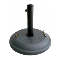Product Garden Umbrella Concrete Base 22Kg Round Ankor 755646 base image