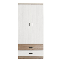 Product Ντουλάπα Με 2 Πόρτες & 2 Συρτάρια 80x52x190cm Ankor 825875 base image