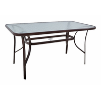 Product Τραπέζι Μεταλλικό Καφέ 140x80x70cm 831593 base image