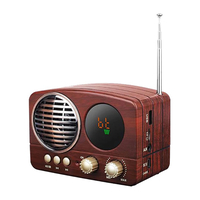 Product Portable Retro FM/AM Radio With USB Port, Bluetooth and MicroSD Port CMiK MK-616BT base image