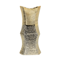 Product Βάζο Κεραμικό Χρυσό Κρακελέ 14x7x31cm base image