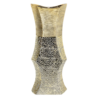 Product Βάζο Κεραμικό Χρυσό Κρακελέ 17x8x41cm base image