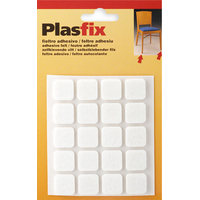 Product Τσοχάκια Επίπλων Αυτοκόλλητα Τετράγωνα 17mm Λευκά Σετ 20 τεμ. Inofix 4074-2 base image