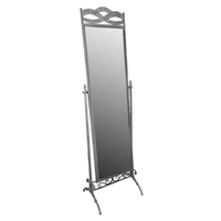 Product Standing Mirror Metal Grey 52x38x185cm base image