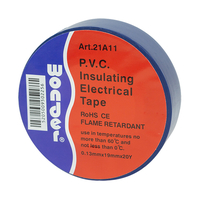 Product P.V.C. Insulating Electrical Tape 19mmX10.13mmX18.3m Blue Wonder 21A11 base image