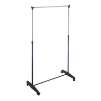 Product Adjustable Clothing Rack With Wheels King S1407130 base image