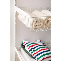 Product Ορθοστάτης Τοίχου Element Μονής Διάτρησης 150cm Λευκός Σετ 2 τεμ base image