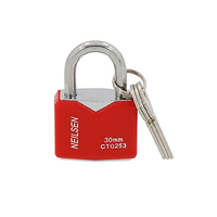 Product 30mm Rhombic Chrome Plated Iron Padlock Neilsen CT0253 base image