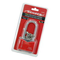 Product 50mm Long Shackle Rhombic Chrome Plated Iron Padlock Neilsen CT0258 base image
