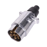 Product 12V 7-Pin Large Round Plug Aluminium Neilsen CT5588 base image