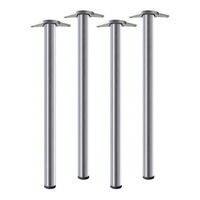 Product Metal Satin Table Legs 6x82cm Set of 4 pcs. base image