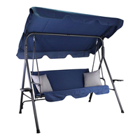 Product Outdoor Swing 3-Seat Blue 153x110x170cm KRE9696 base image
