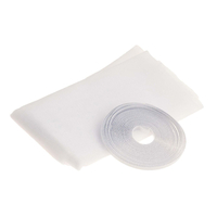 Product Window Mosquito Net 130x150cm White Velcro Garden Line EDA4493 base image