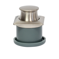 Product Furniture Push Button Knob Nickel Matte Rectangular S819M base image