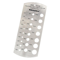 Product Drill Gauge 1 - 13mm Stainless Steel Neilsen CT4308 base image