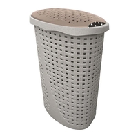 Product Καλάθι Απλύτων Πλαστικό "PAGLIA" 43Lt Γκρι base image