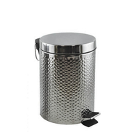 Product Κάδος Με Πεντάλ 5Lt Από Σφυρίλατος INOX base image