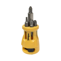 Product Stubby Ratchet Screwdriver With Bits Set 8 Pcs Rolson base image
