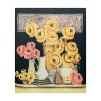 Product Πίνακας Ζωγραφικής Σε Καμβά 46x56cm "Ανθοδοχεία" base image