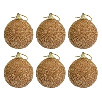 Product Μπάλες Χρυσές - Χάλκινο Χάντρα 7cm Σετ 6 τεμ. base image