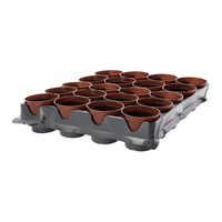 Product Seedling Pots 20 pcs & Tray Garden Line EDA3090 base image