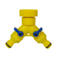 Product 2 Way Hose Splitter 1" - 3/4" With Switches Kinzo base image