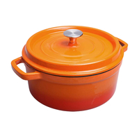 Product Κατσαρόλα Από Μαντέμι Πορτοκαλί 24cm Lifetime Cooking base image