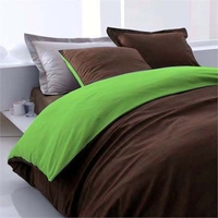 Product Παπλωματοθήκη Υπέρδιπλη Καφέ-Λαχανί 220x240cm base image