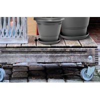 Product Flower Pot Plastic Festone 70X57cm Anthracite base image