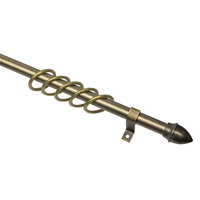 Product Telescopic Metal Curtain Rod ø12 135 - 225m Antique Finish Bris-Bris base image