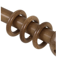 Product Wooden Curtain Rod Rings 35mm Honey Colour base image