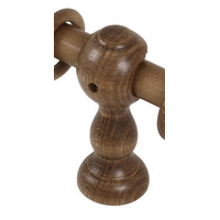 Product Wooden Curtain Rod 2.8x120cm Honey Colour base image